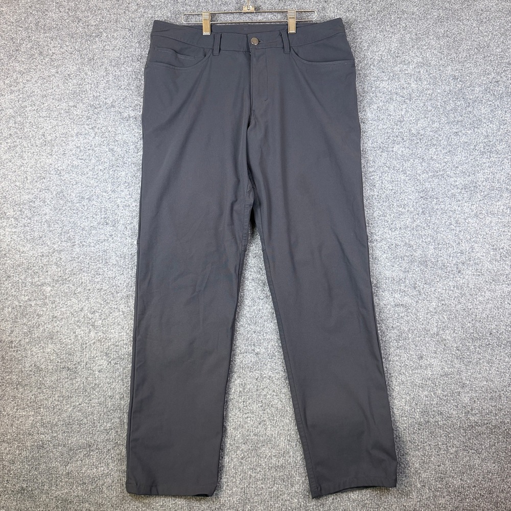 Lululemon ABC Pants Mens 32 34x30 Gray Classic Fit Warpstreme LM5583S